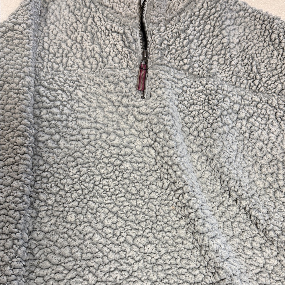 Cozy Gray Sherpa Men's Sweater